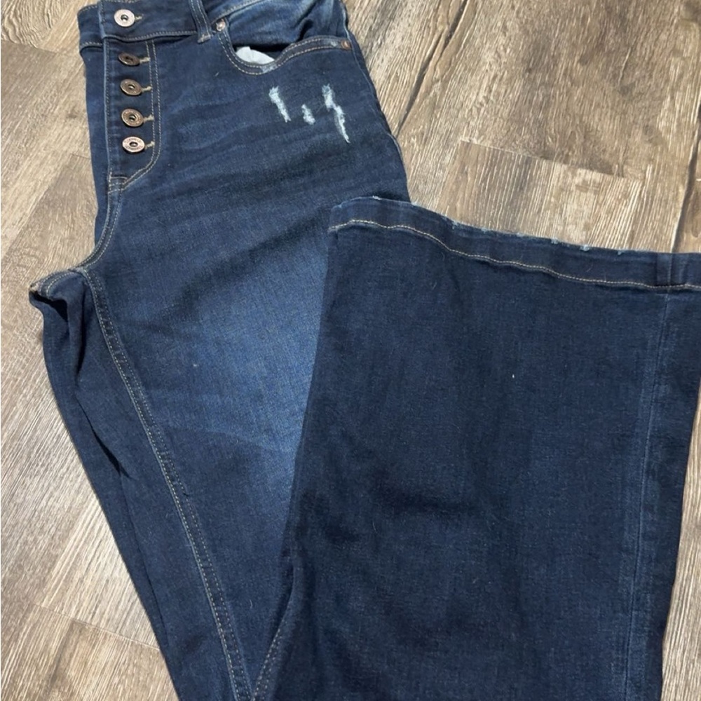 Stylish Dark Blue Women's Jeans